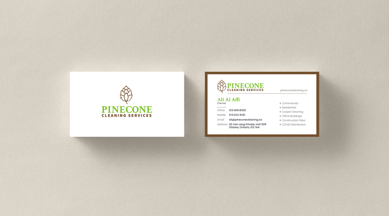 Pinecone business cards